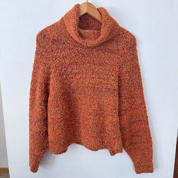 William Rast rust cowl neck sweater Size Medium - Picture 1 of 7